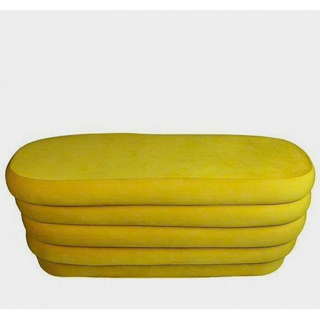 88010015 : Ghế Băng Hình Bầu Dục - Màu Vàng